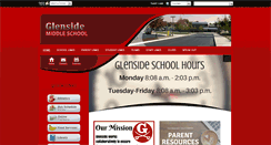 Desktop Screenshot of glensidemiddleschool.org